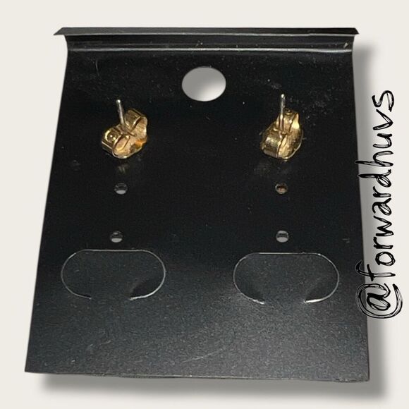 Bundle Sale 3 for $15 | Gold Tone Floral Stud Earrings – 1/2” - Picture 5 of 7